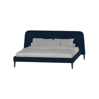 Lit double Selma avec capitonnage vertical profond