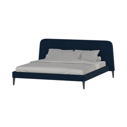 Lit double Selma avec capitonnage vertical profond