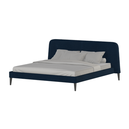Lit double Selma avec capitonnage vertical profond