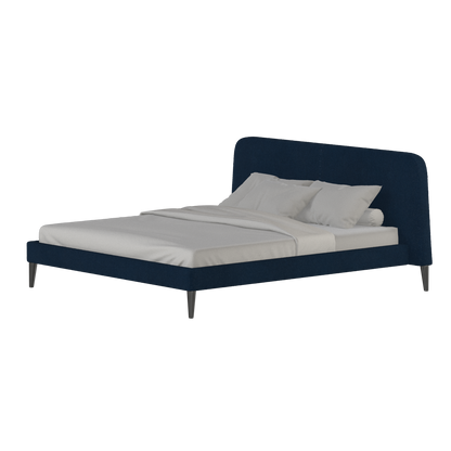 Lit double Selma avec capitonnage vertical profond