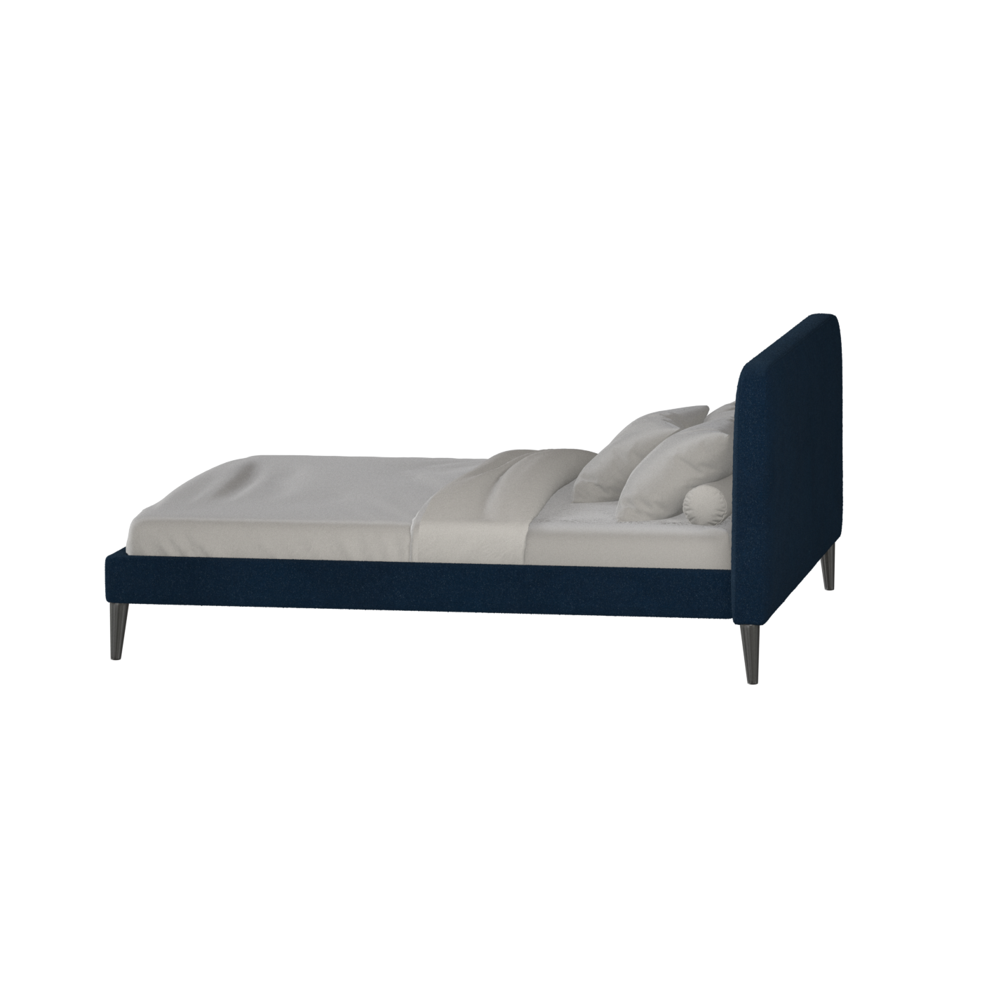 Lit double Selma avec capitonnage vertical profond