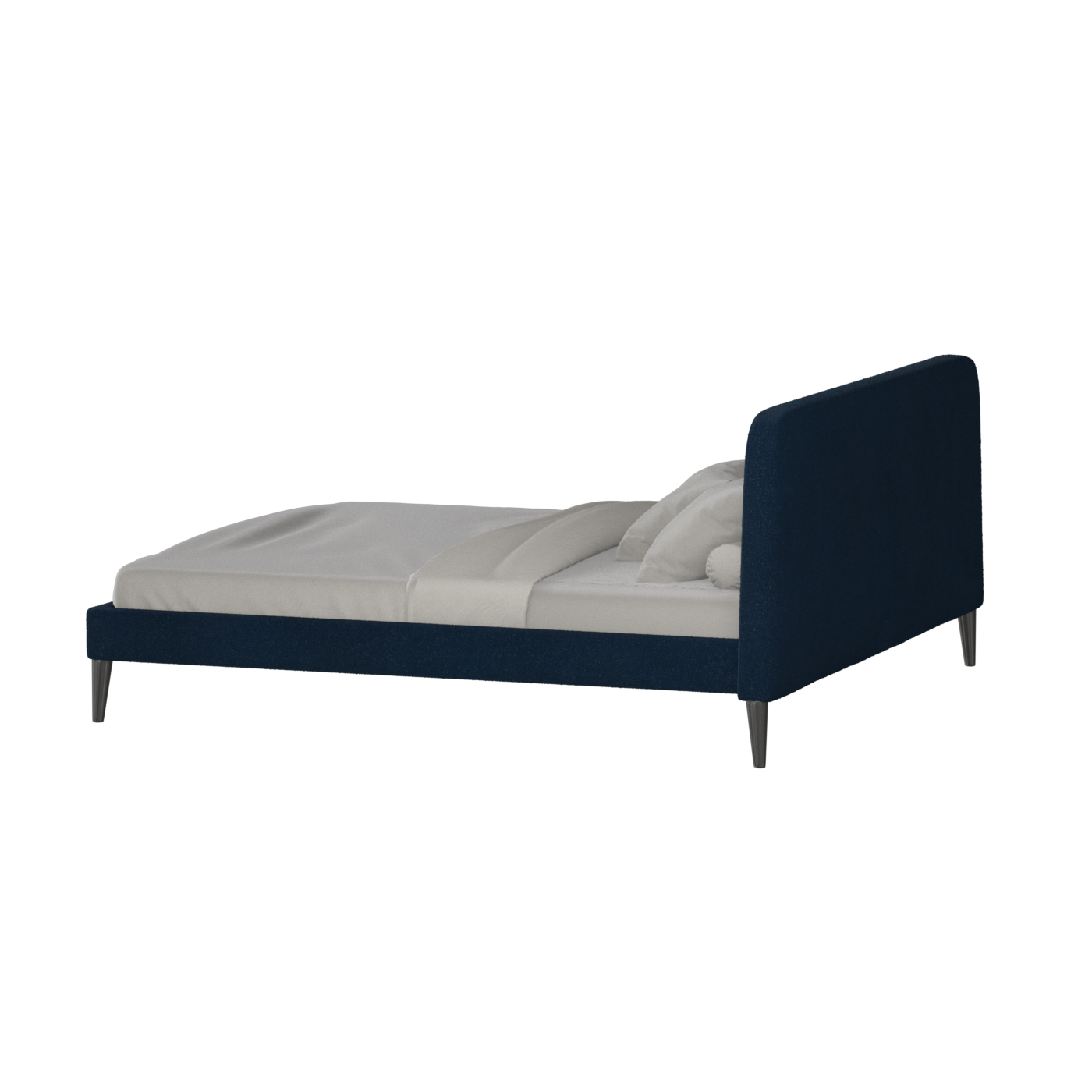 Lit double Selma avec capitonnage vertical profond