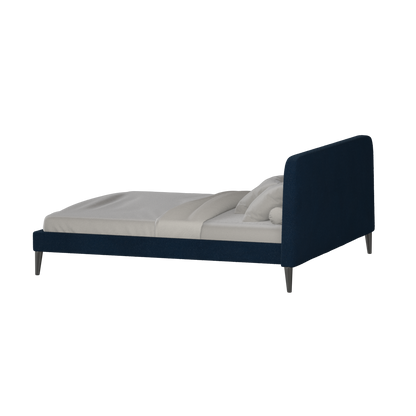 Lit double Selma avec capitonnage vertical profond
