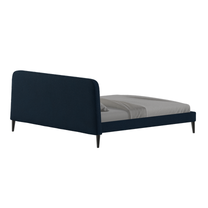 Lit double Selma avec capitonnage vertical profond