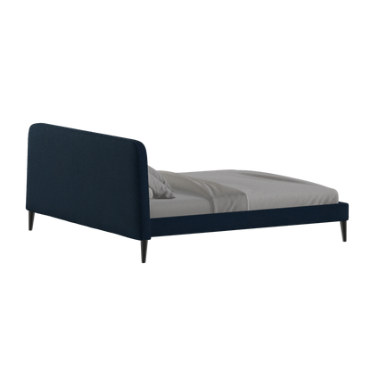 Lit double Selma avec capitonnage vertical profond