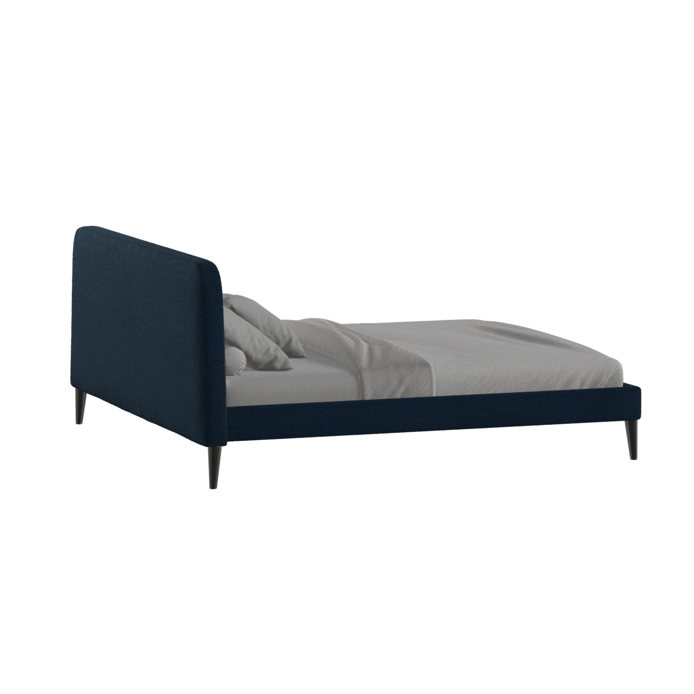Lit double Selma avec capitonnage vertical profond