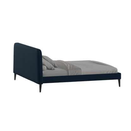 Lit double Selma avec capitonnage vertical profond