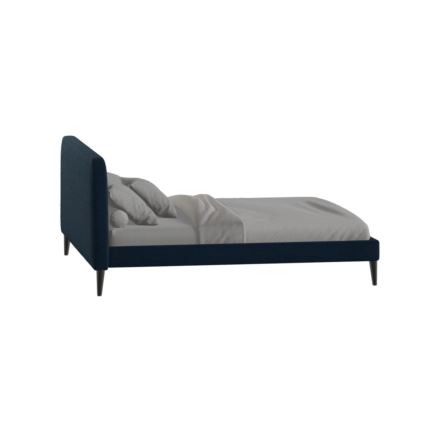 Lit double Selma avec capitonnage vertical profond