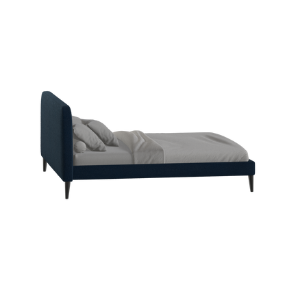 Lit double Selma avec capitonnage vertical profond