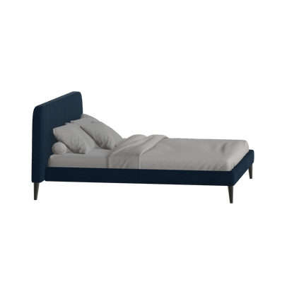Lit double Selma avec capitonnage vertical profond