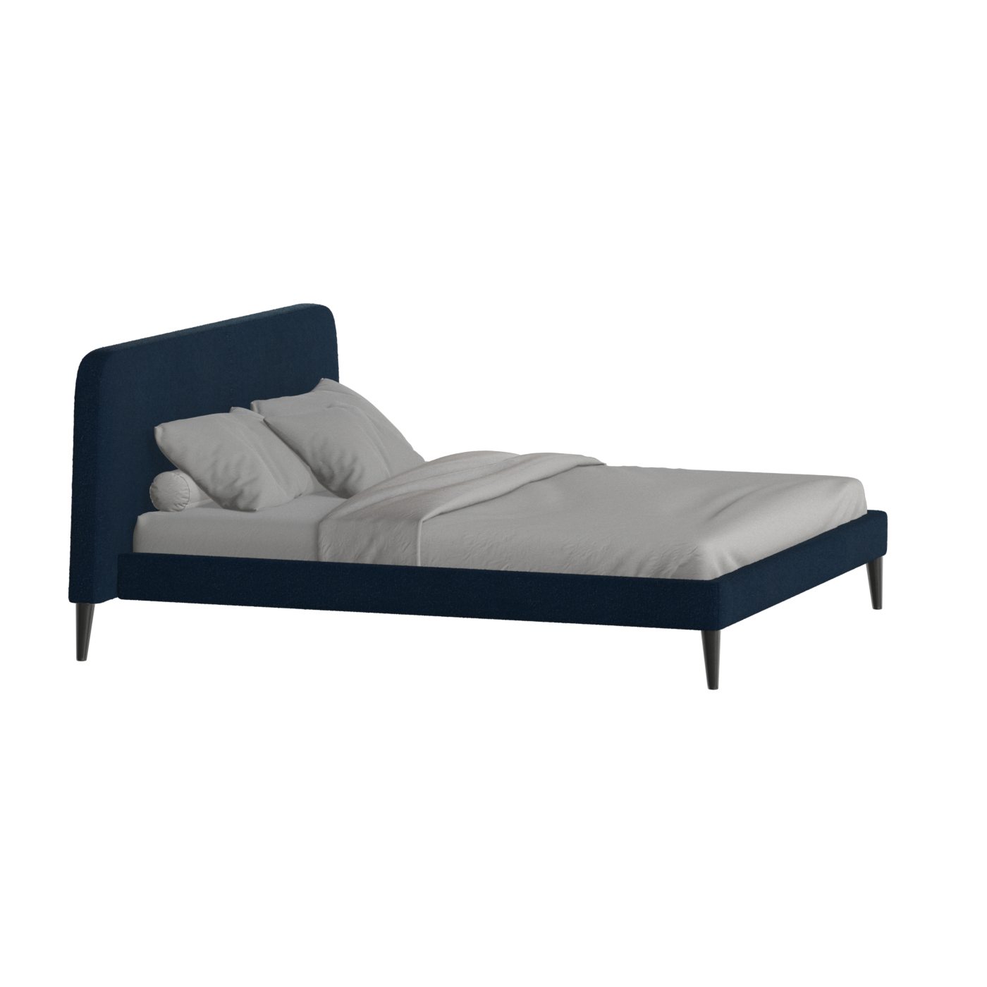 Lit double Selma avec capitonnage vertical profond
