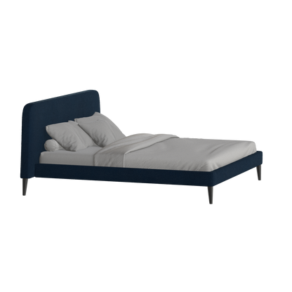 Lit double Selma avec capitonnage vertical profond