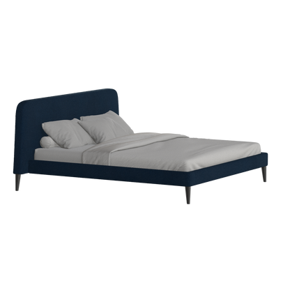 Lit double Selma avec capitonnage vertical profond