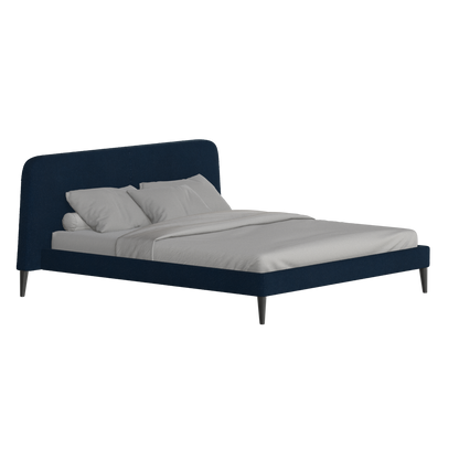 Lit double Selma avec capitonnage vertical profond