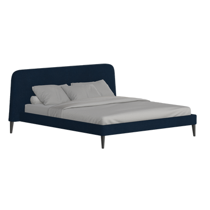 Lit double Selma avec capitonnage vertical profond
