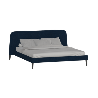 Lit double Selma avec capitonnage vertical profond