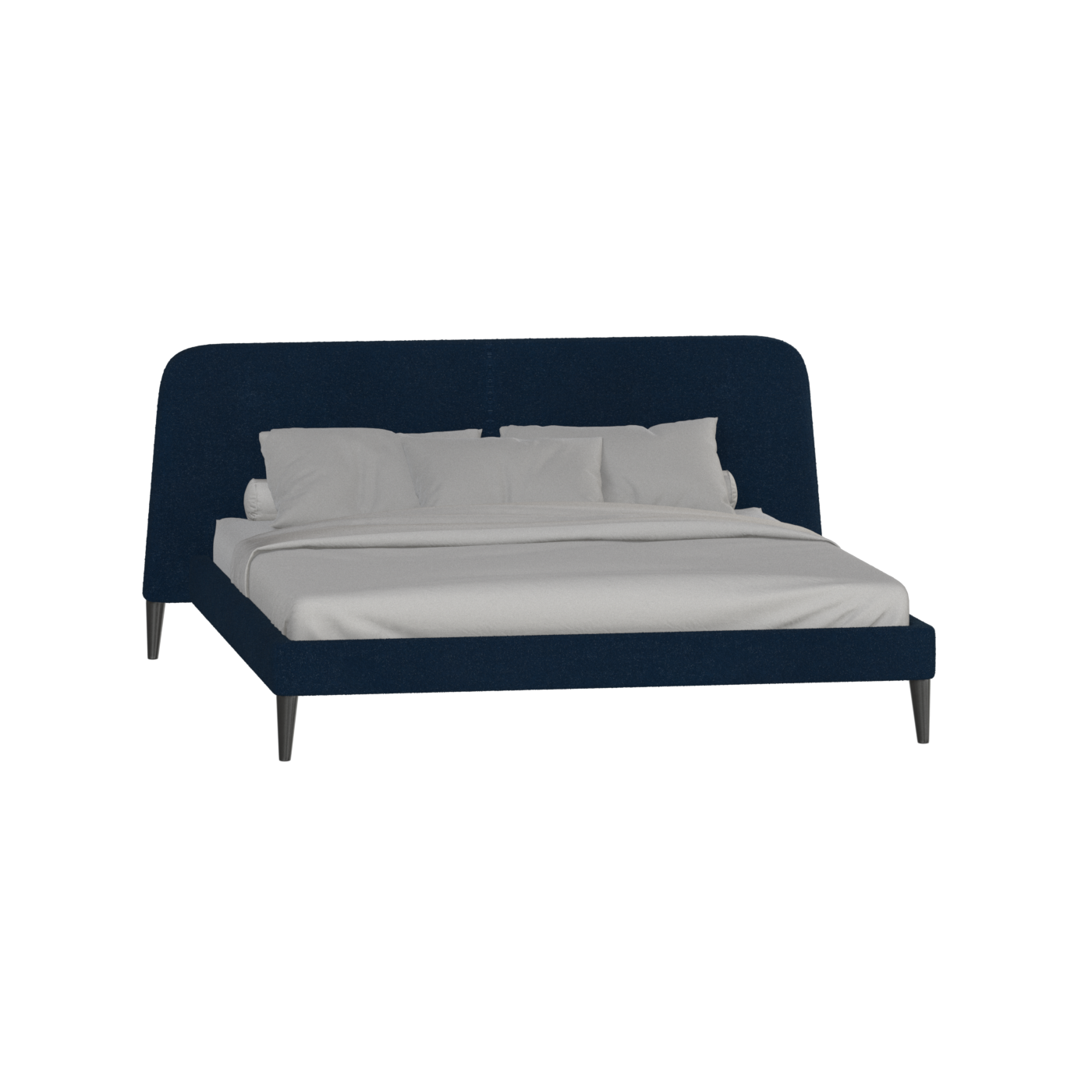 Lit double Selma avec capitonnage vertical profond