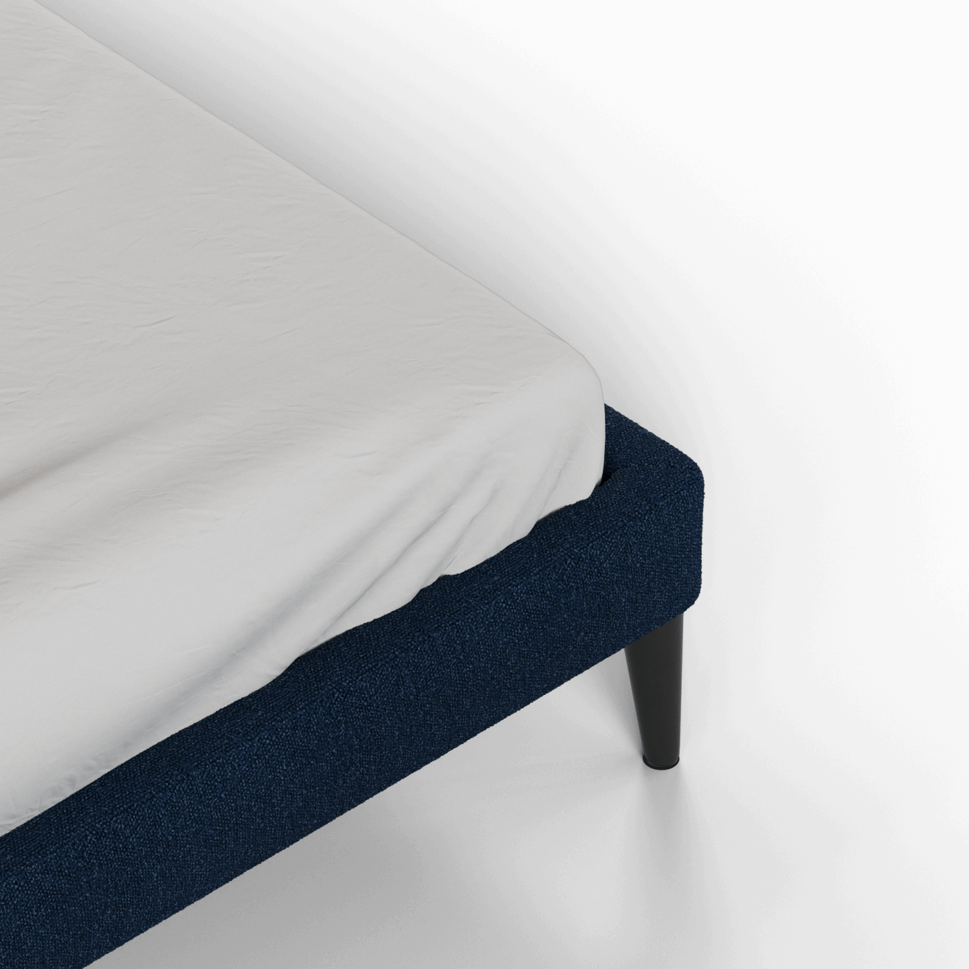 Lit double Selma avec capitonnage vertical profond