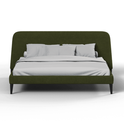 Lit double Selma avec capitonnage vertical profond