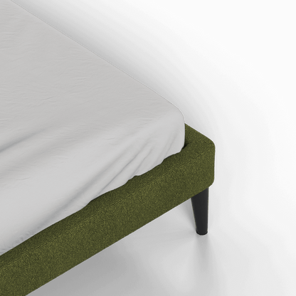 Lit double Selma avec capitonnage vertical profond