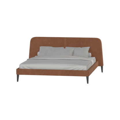 Lit double Selma avec capitonnage vertical profond