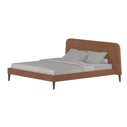 Lit double Selma avec capitonnage vertical profond