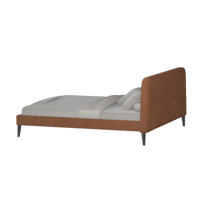 Lit double Selma avec capitonnage vertical profond
