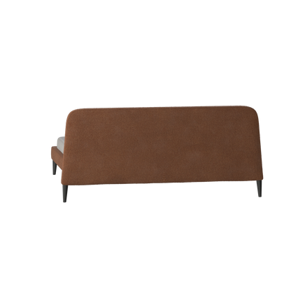 Lit double Selma avec capitonnage vertical profond