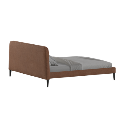 Lit double Selma avec capitonnage vertical profond