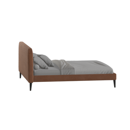 Lit double Selma avec capitonnage vertical profond