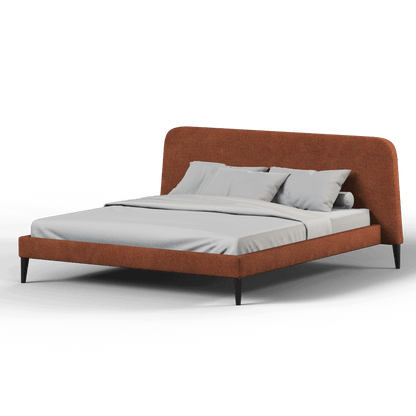 Lit double Selma avec capitonnage vertical profond
