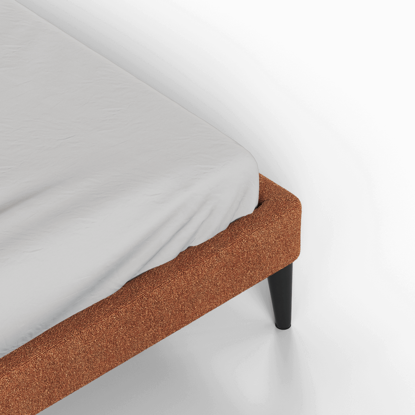 Lit double Selma avec capitonnage vertical profond