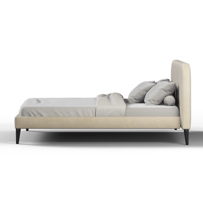 Selma Double Bed with Deep Vertical Tufting