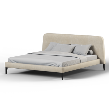 Selma Double Bed with Deep Vertical Tufting