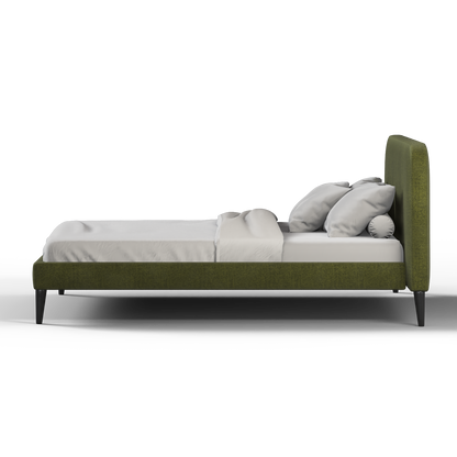 Selma Double Bed with Deep Vertical Tufting