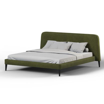 Selma Double Bed with Deep Vertical Tufting