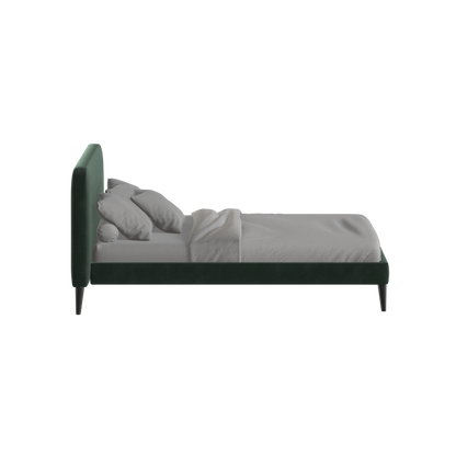Selma Double Bed with Deep Vertical Tufting