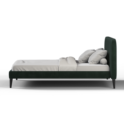 Selma Double Bed with Deep Vertical Tufting