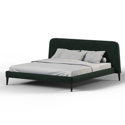 Selma Double Bed with Deep Vertical Tufting