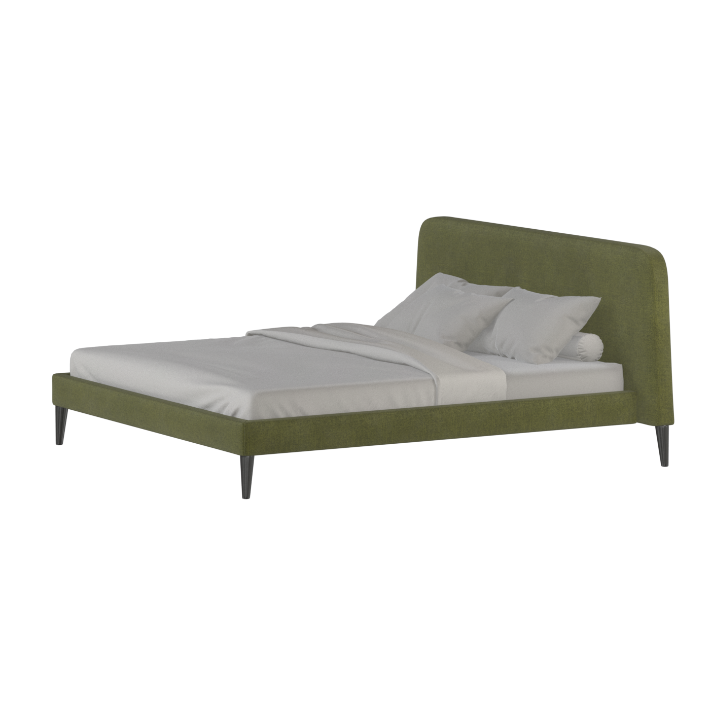 Selma Double Bed with Deep Vertical Tufting