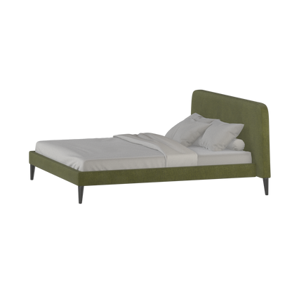 Selma Double Bed with Deep Vertical Tufting
