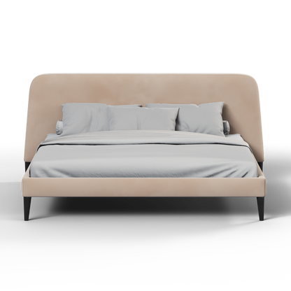 Selma Double Bed with Deep Vertical Tufting