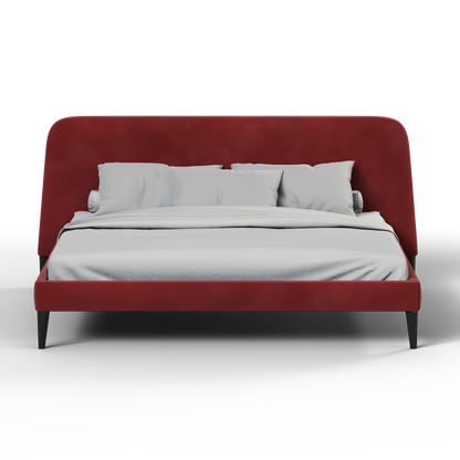Selma Double Bed with Deep Vertical Tufting
