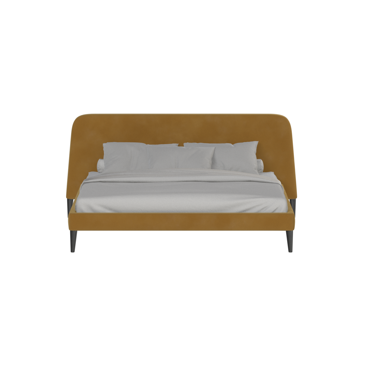 Selma Double Bed with Deep Vertical Tufting