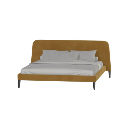 Selma Double Bed with Deep Vertical Tufting