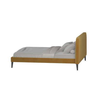 Selma Double Bed with Deep Vertical Tufting