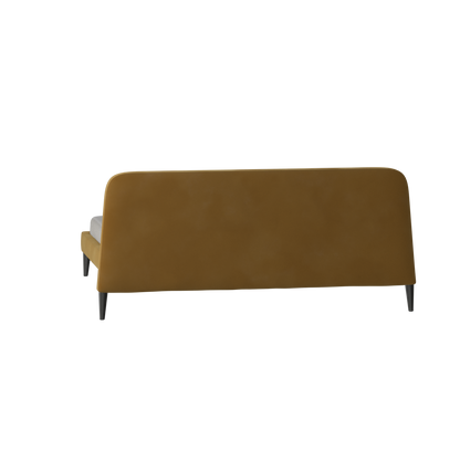 Selma Double Bed with Deep Vertical Tufting