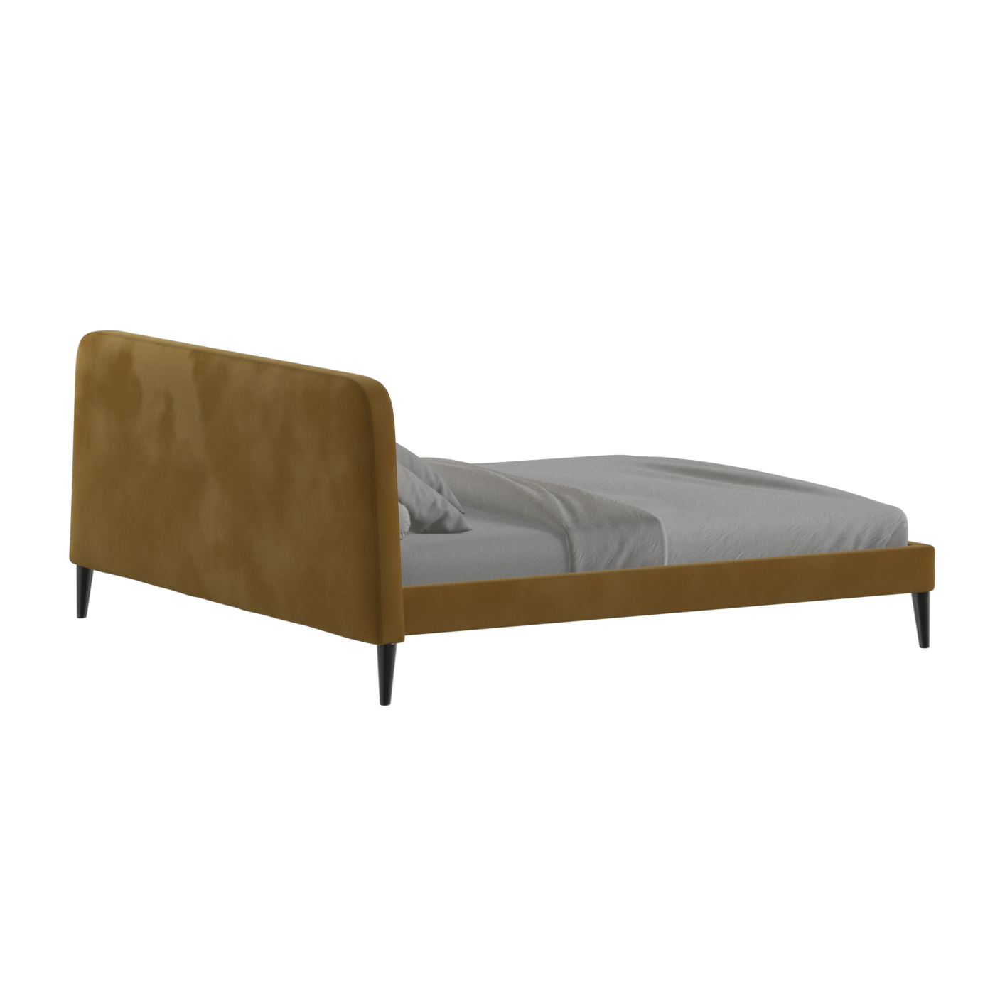 Selma Double Bed with Deep Vertical Tufting