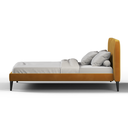 Selma Double Bed with Deep Vertical Tufting