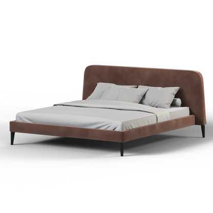 Selma Double Bed with Deep Vertical Tufting